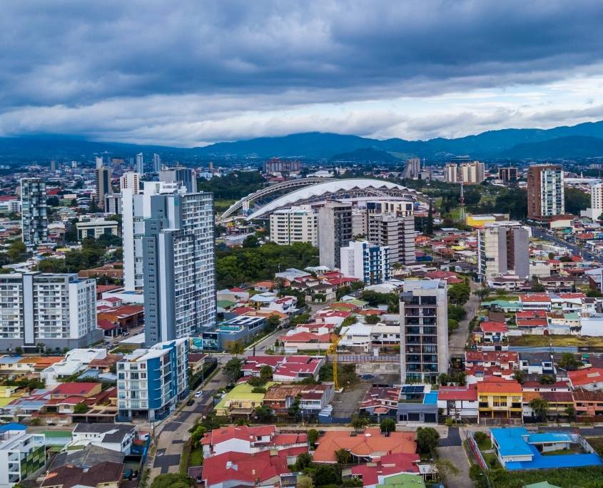 Sky Line of San Jose Costa Rica