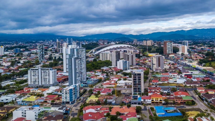 Sky Line of San Jose Costa Rica