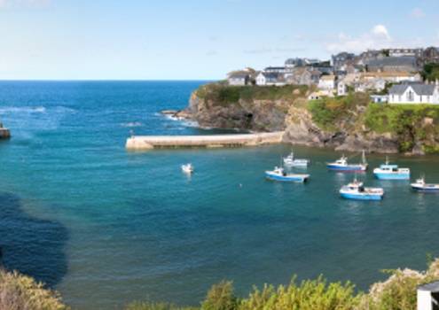 Beautiful bay with boats in it