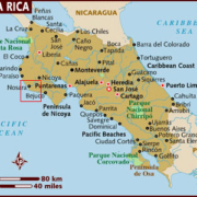 Map of Costa Rica